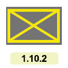 Дорожня розмітка 1.10.2– позначають місця, де заборонено стоянку. Застосовується самостійно або разом із знаком 3.35 і наноситься біля краю проїзної частини або по верху бордюру; Дорожня розмітка 1.10.2– позначають місця, де заборонено стоянку. Застосовується самостійно або разом із знаком 3.35 і наноситься біля краю проїзної частини або по верху бордюру;