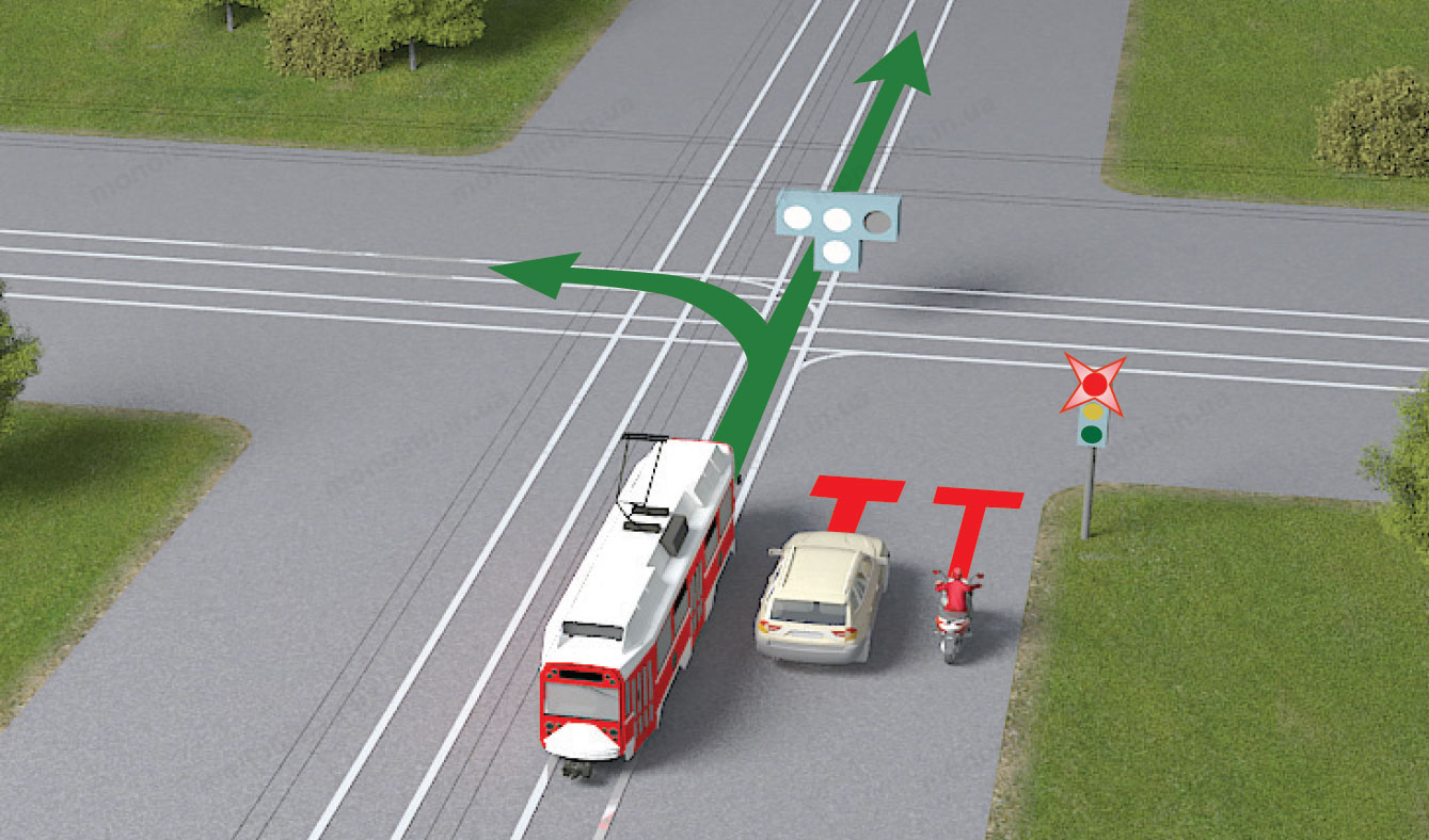 ПДД: в случае выключения или неисправности трамвайных светофоров