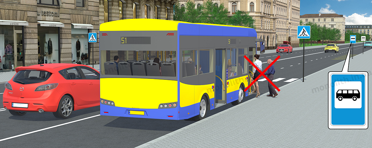 Штраф за порушення водіями ТЗ, що працюють у режимі маршрутних таксі, правил зупинки