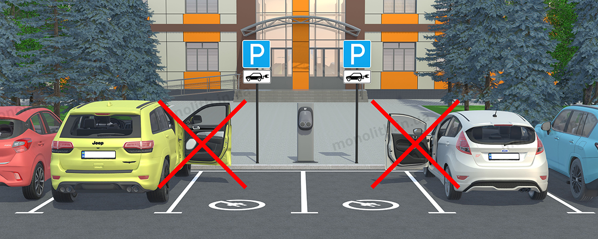 Штраф за остановку или стоянку ТС на местах, обозначенных соответствующими дорожными знаками