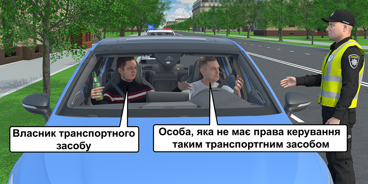 Штраф за управление ТС лицом, не имеющим права управления таким ТС