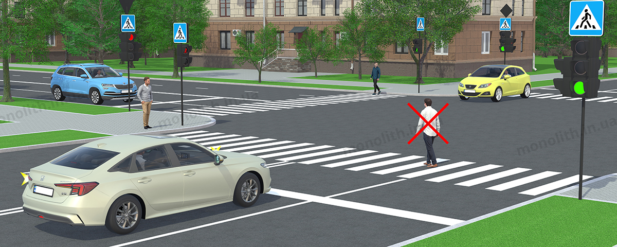 Штраф за неповиновение пешеходов сигналам регулирования дорожного движения