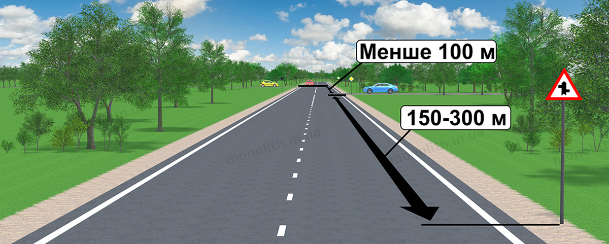 1.23 «Прилягання другорядної дороги» 1.23 «Прилягання другорядної дороги»