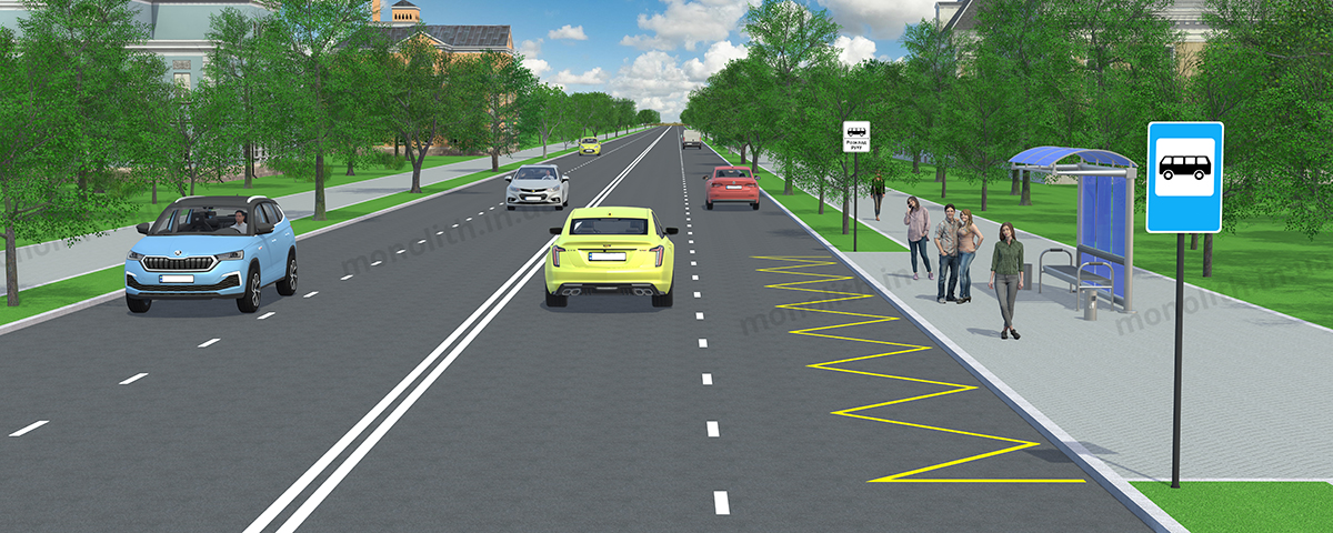 5.45 «Пункт зупинки автобуса» 5.45 «Пункт зупинки автобуса»