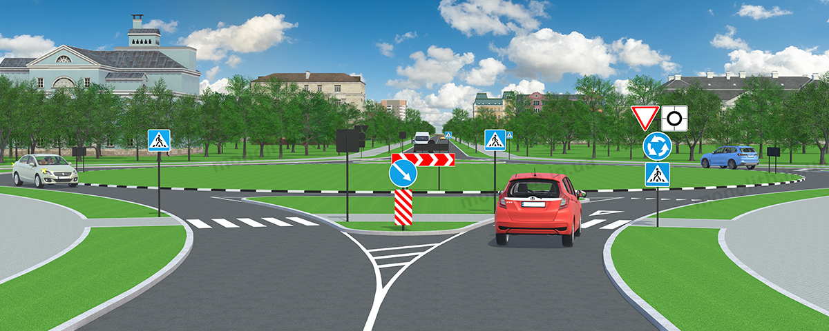 Напрямок головної дороги Напрямок головної дороги