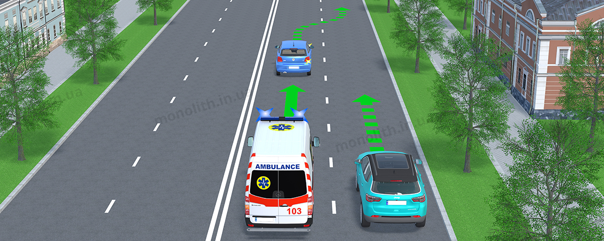 ПДР: дати дорогу