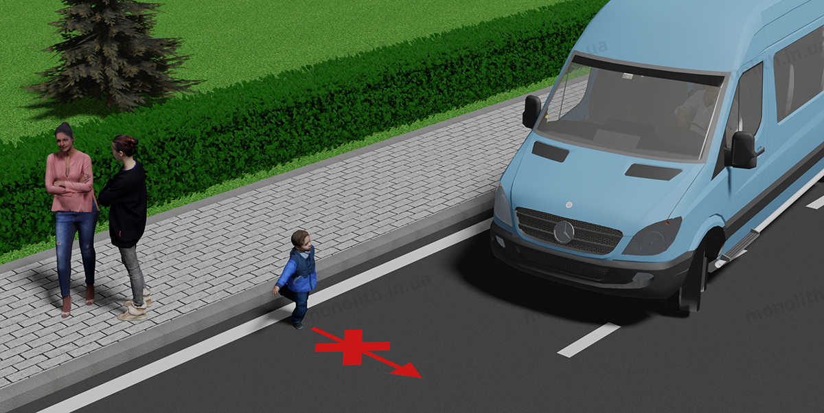 ПДР: пішоходам забороняється допускати самостійний вихід дітей дошкільного віку на проїзну частину ПДР: пішоходам забороняється допускати самостійний вихід дітей дошкільного віку на проїзну частину