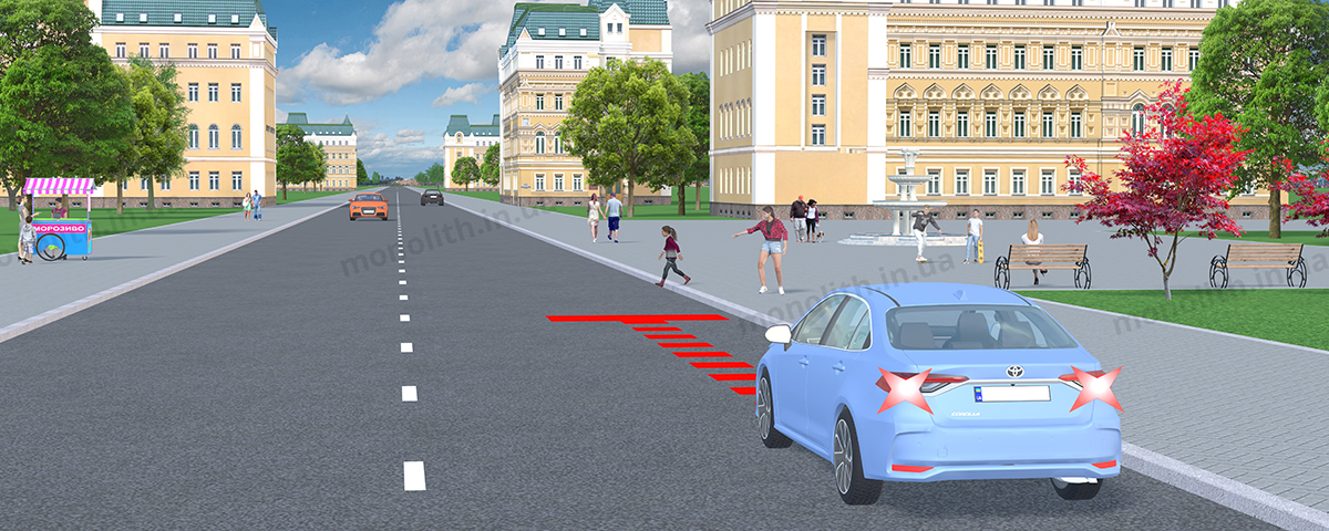 ПДР: у разі виникнення небезпеки для руху