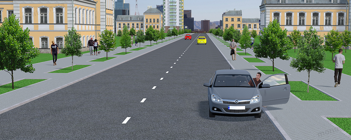 ПДР: зупинка і стоянка ТЗ у населених пунктах