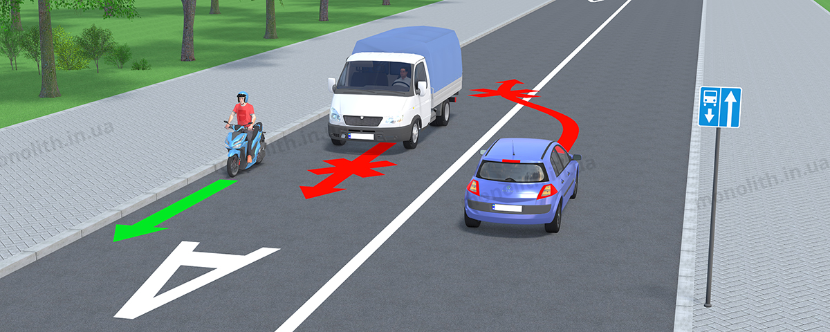 ПДР: смуга для руху маршрутних ТЗ