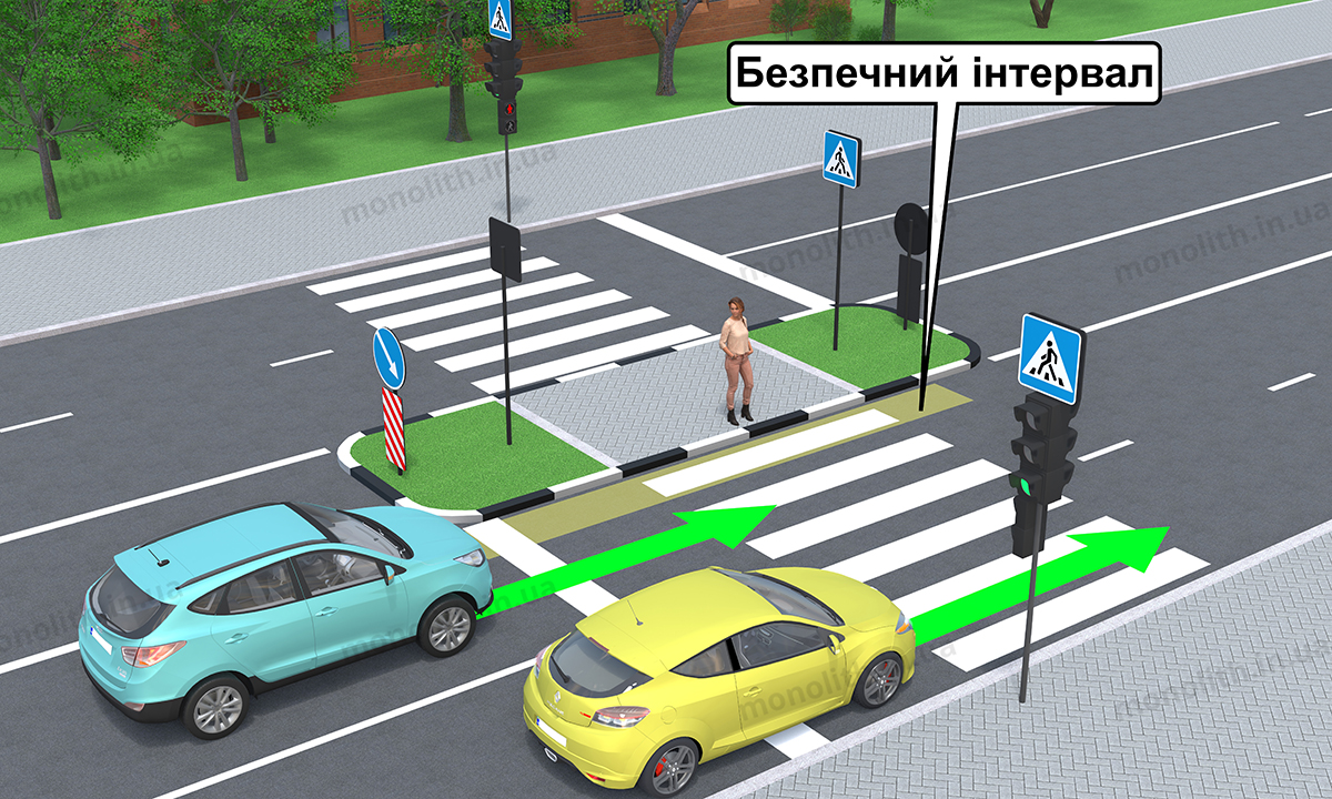 ПДР: безпечний інтервал