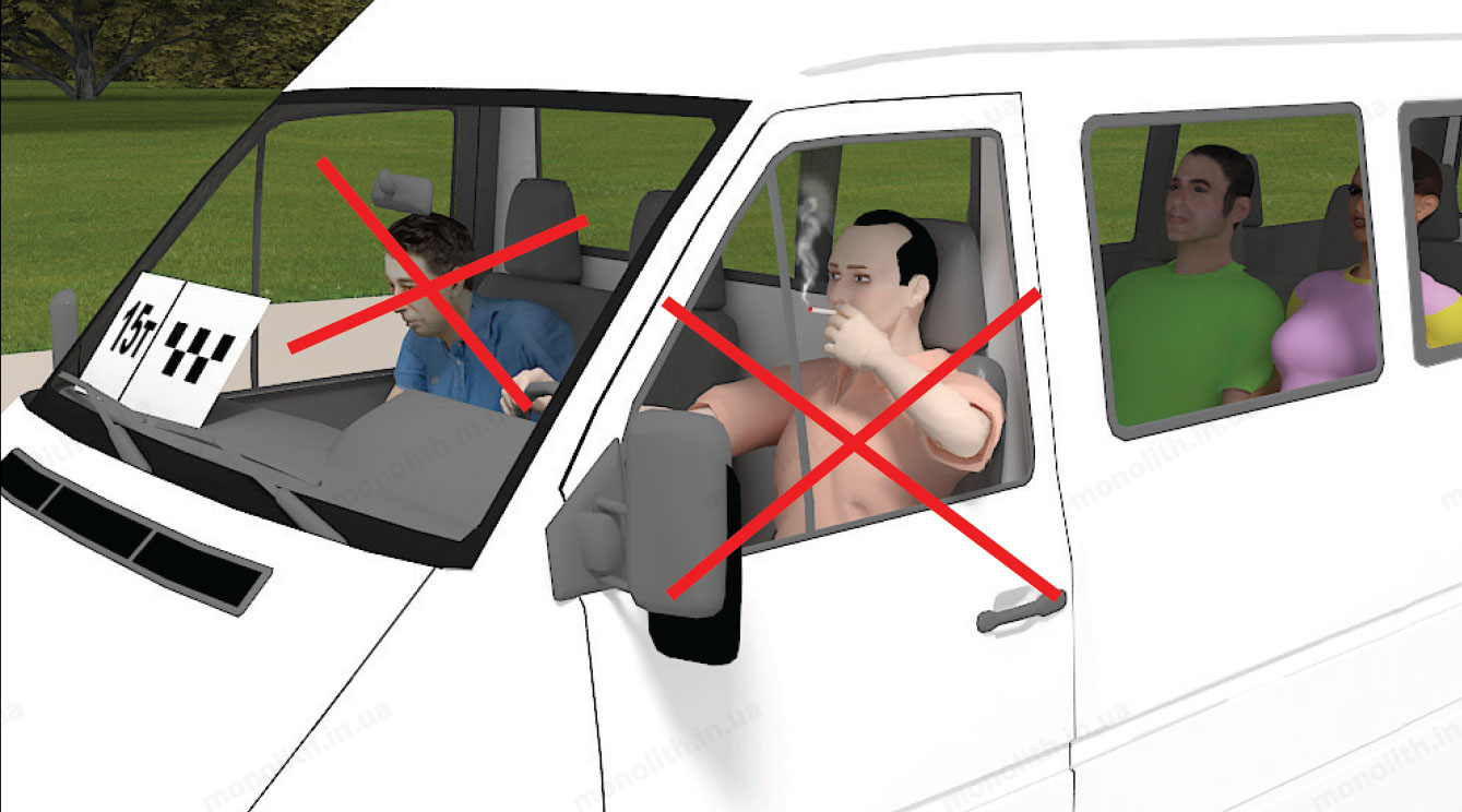 ПДР: водіям маршрутних ТЗ забороняється