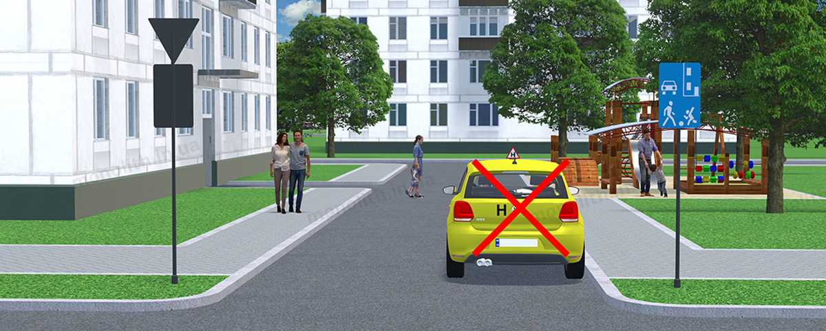 ПДР: забороняється навчання водінню транспортних засобів у житловій зоні ПДР: забороняється навчання водінню транспортних засобів у житловій зоні