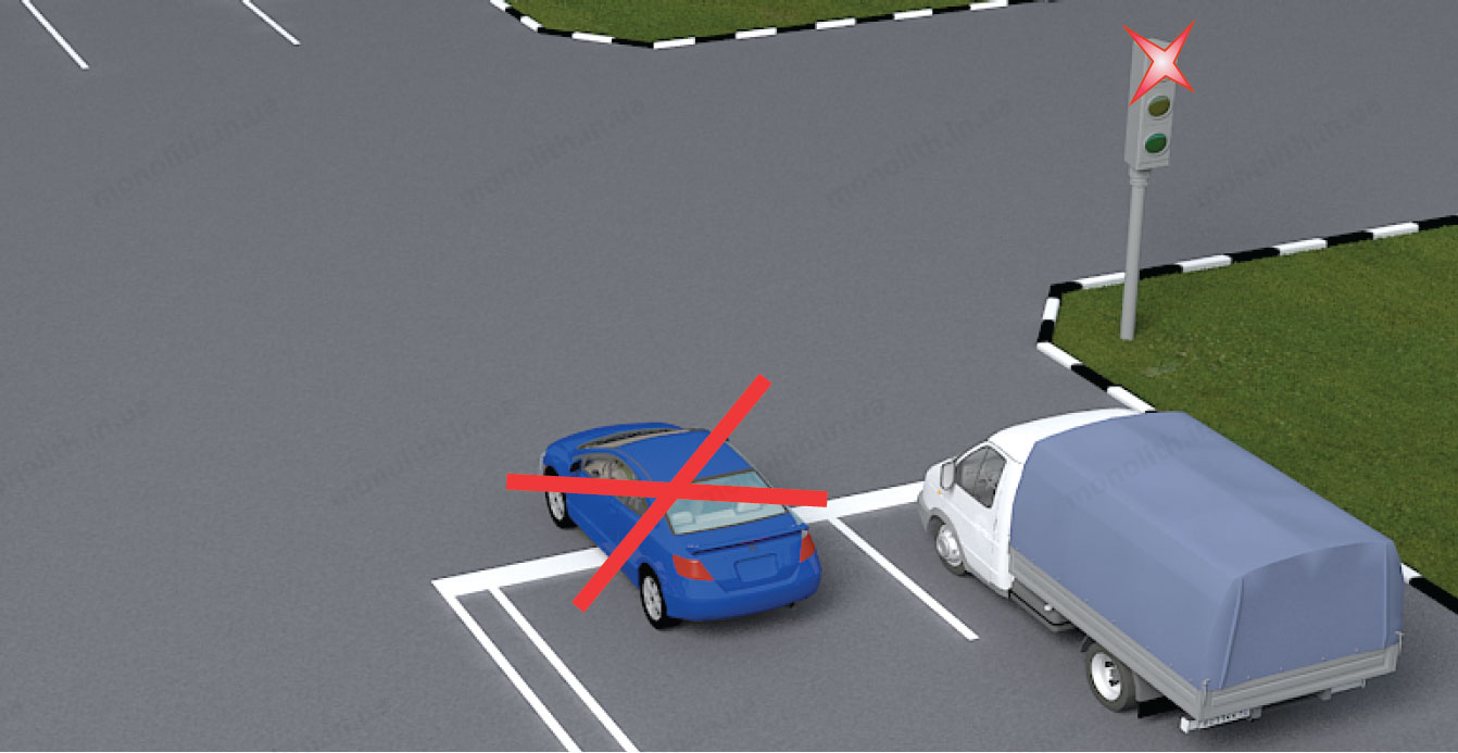 ПДР: місце зупинки