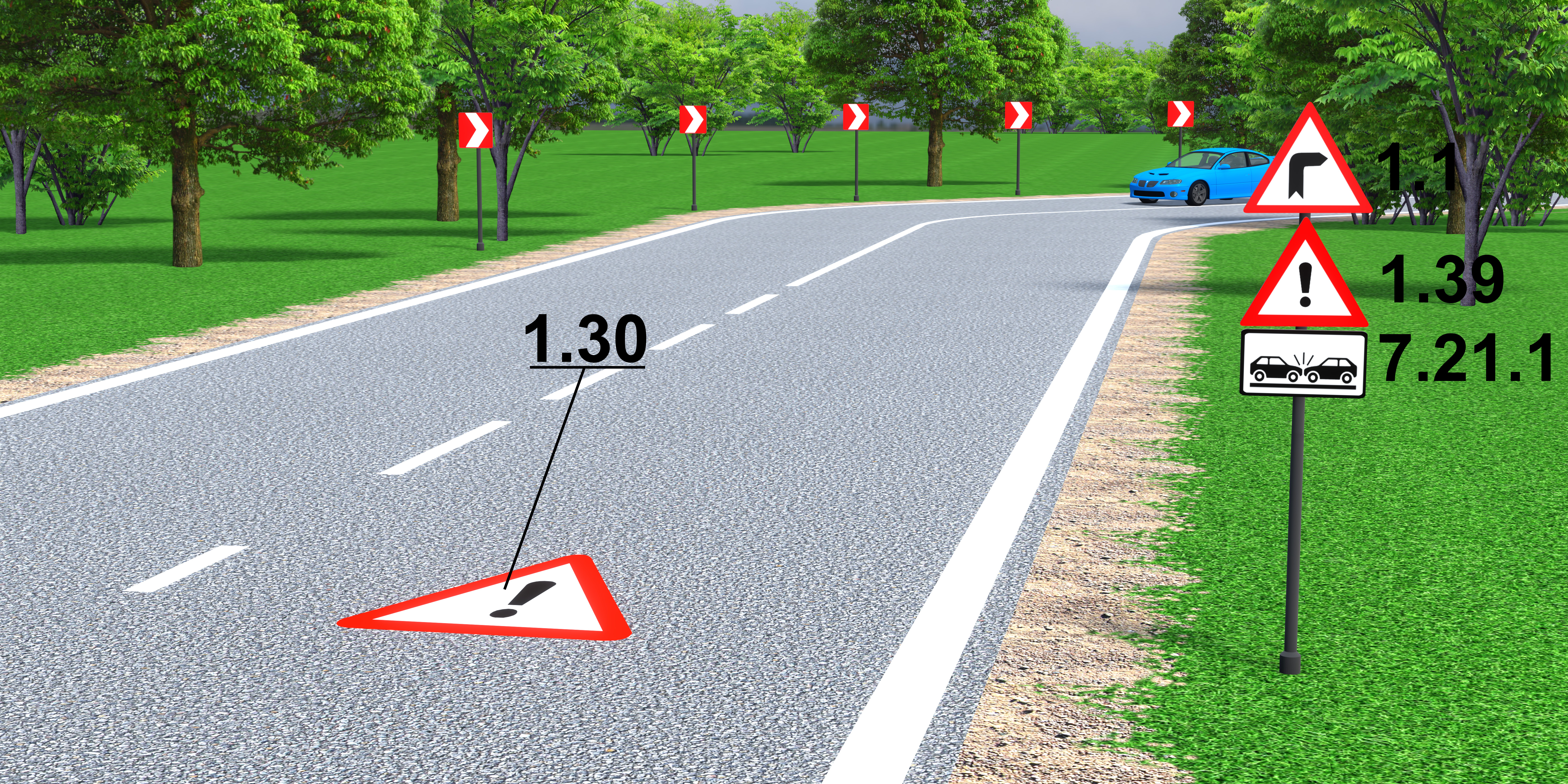 ПДР: Горизонтальна розмітка 1.30