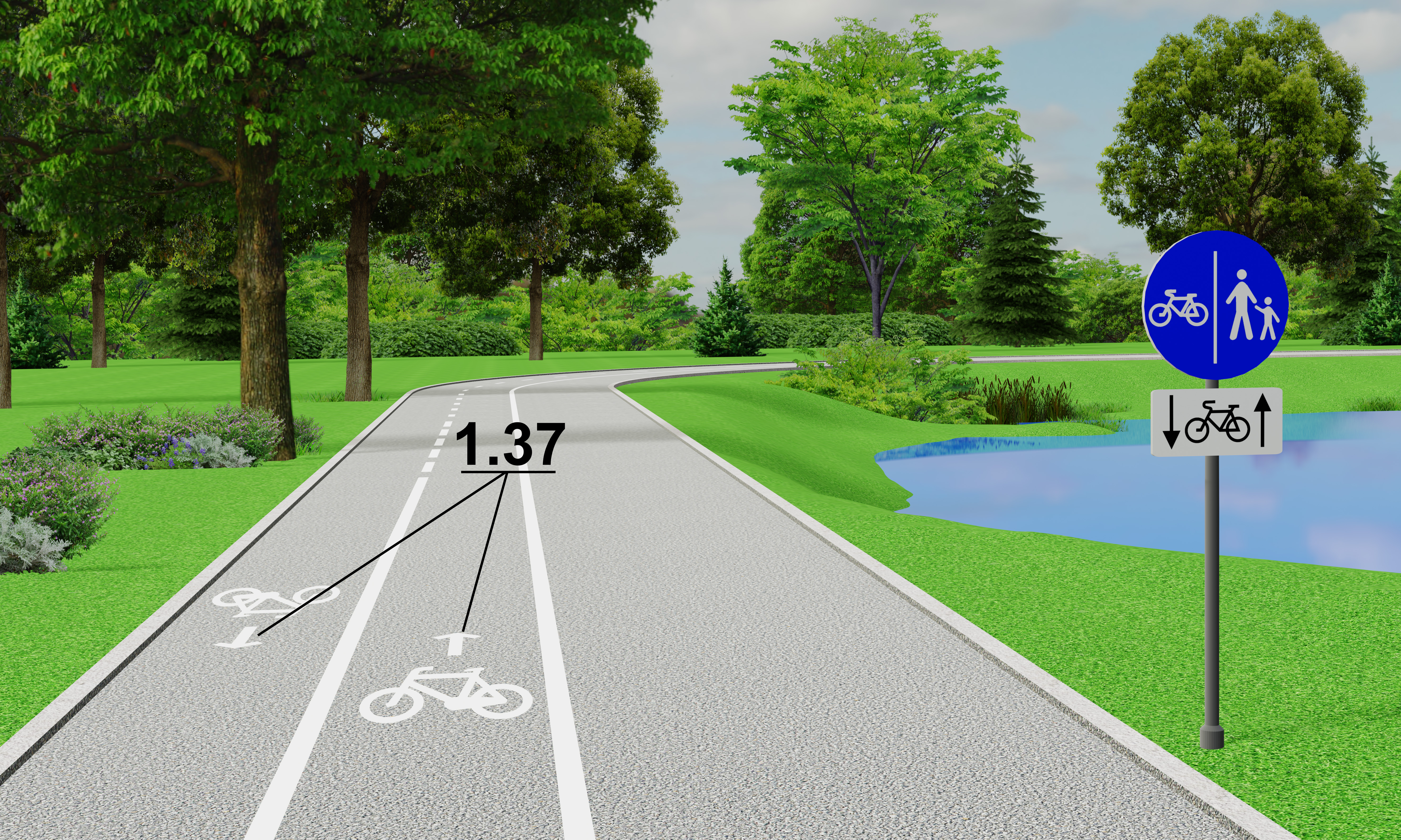 ПДР: Горизонтальна розмітка 1.37