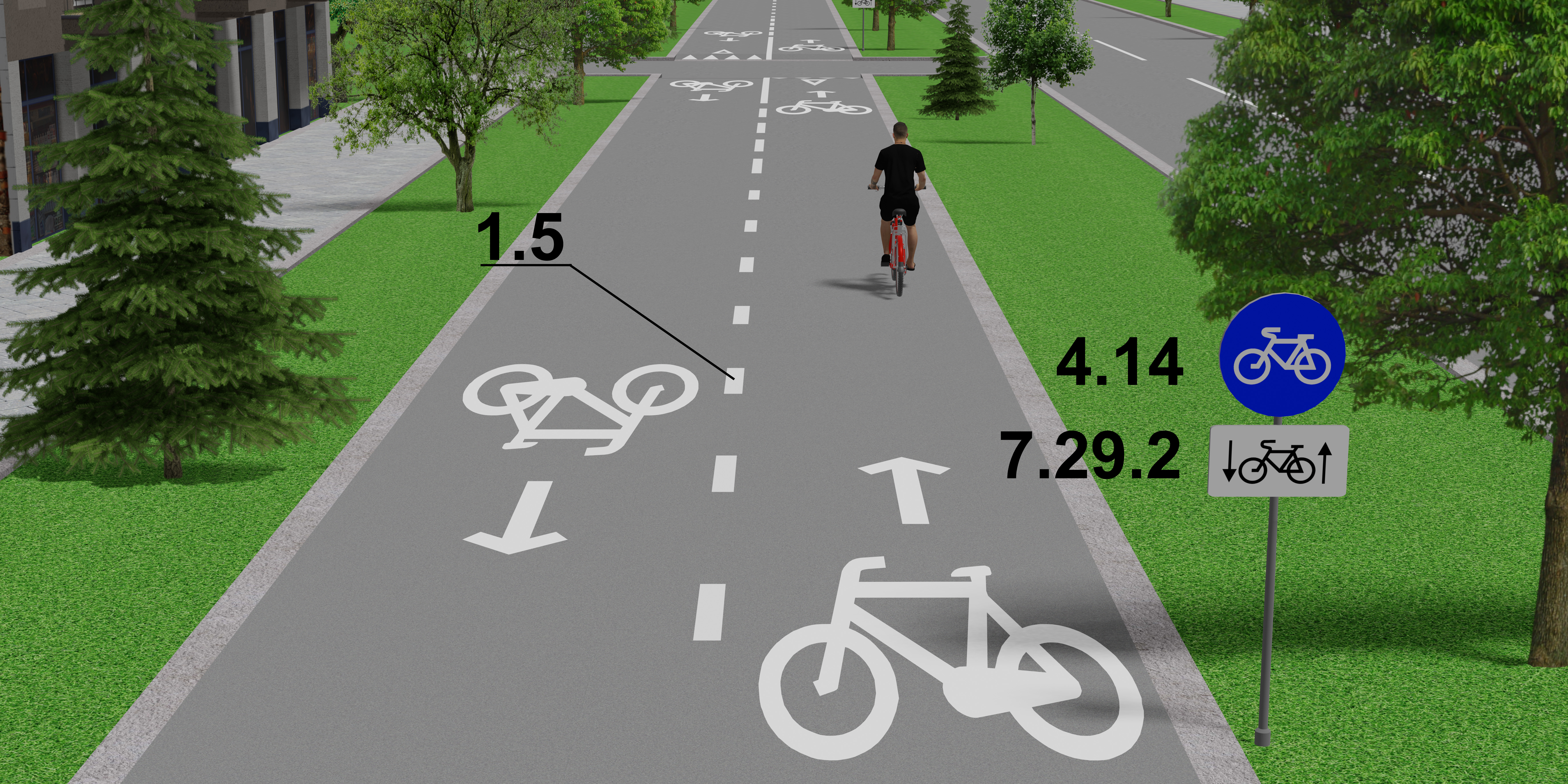 ПДР: Горизонтальна розмітка 1.5