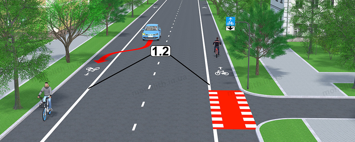 ПДД: Горизонтальная разметка 1.2