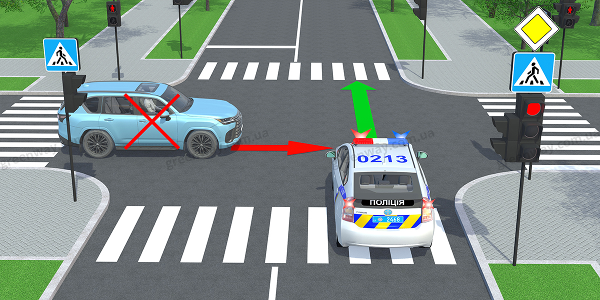 Штраф за непредоставление преимущества в движении ТС аварийно-спасательных служб