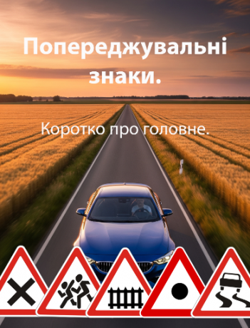 Попереджувальні знаки.