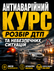 Антиаварійний курс: розбір ДТП та небезпечних ситуацій (Тест)
