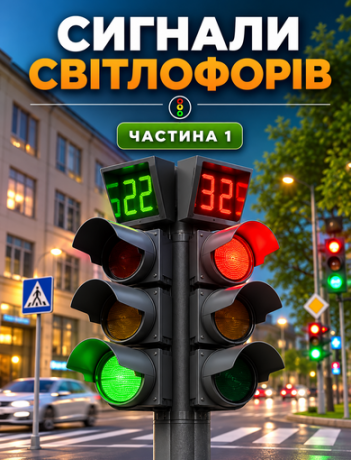 Сигнали світлофорів. Частина 1.