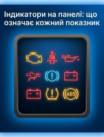 Индикаторы на панели: что означает каждый показатель