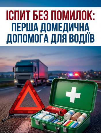 Іспит без помилок: Перша медична допомога для водіїв