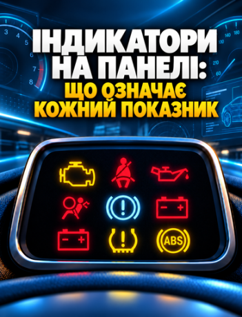 Індикатори на панелі: що означає кожний показник